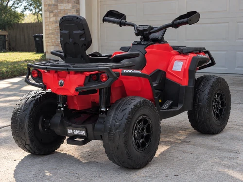 24V Can-Am Outlander 4WD ATV- Red
