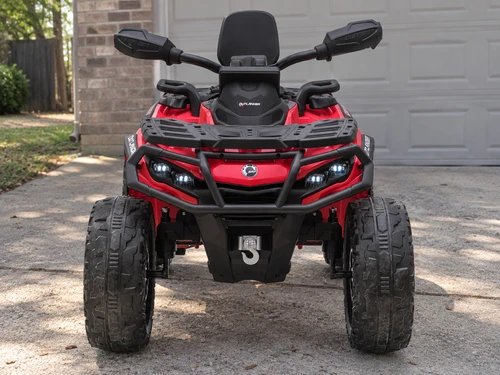 24V Can-Am Outlander 4WD ATV- Red