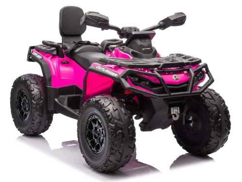 24V Can-Am Outlander 4WD ATV- Pink