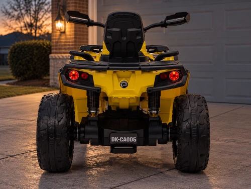 24V Can-Am Outlander 4WD ATV- Yellow