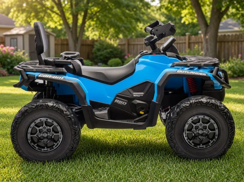 24V Can-Am Outlander 4WD ATV- Blue