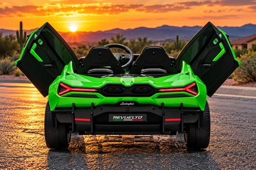 24V Lamborghini Revuelto Premium w/200W Brushless Motor-Green
