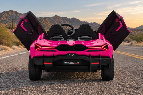 24V Lamborghini Revuelto Premium w/200W Brushless Motor-Pink
