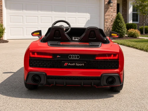 Giant 24V Audi R8 Super Car XXL w/200W Brushless Motor-Red