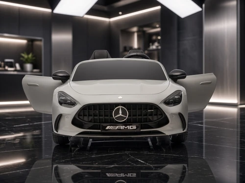 24V Mercedes AMG GT-63 Kids Ride-On Car-Gray