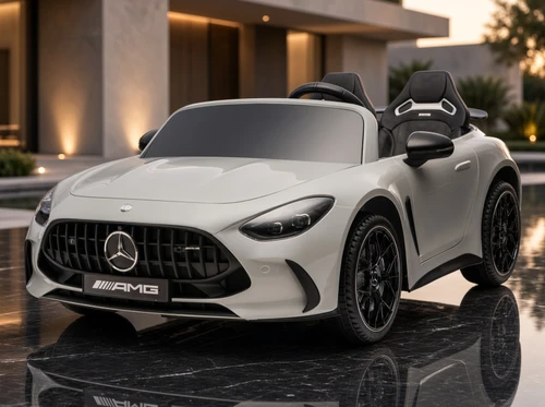 24V Mercedes AMG GT-63 Kids Ride-On Car-Gray