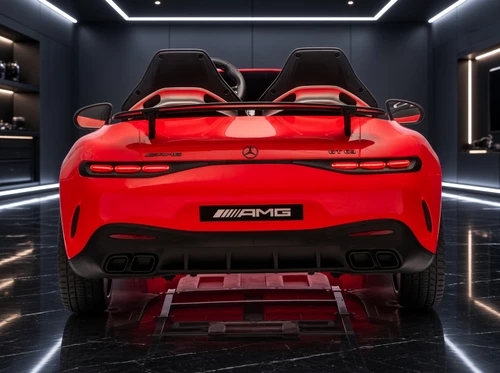 24V Mercedes AMG GT-63 Kids Ride-On Car-Red