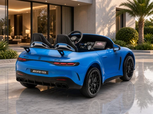 24V Mercedes AMG GT-63 Kids Ride-On Car-Blue