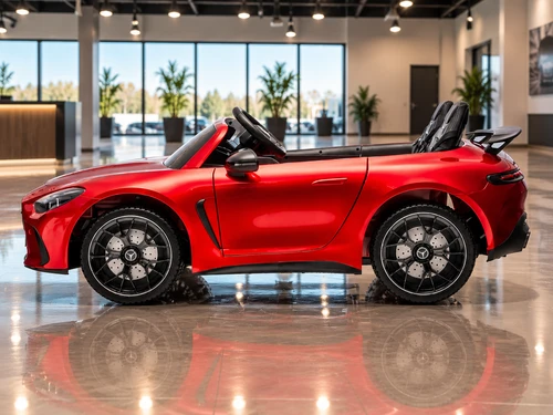 24V Mercedes AMG GT-63 Kids Ride-On Car-Burgundy