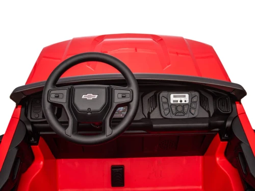 24V Chevrolet Silverado 4WD Ride On Truck-Red