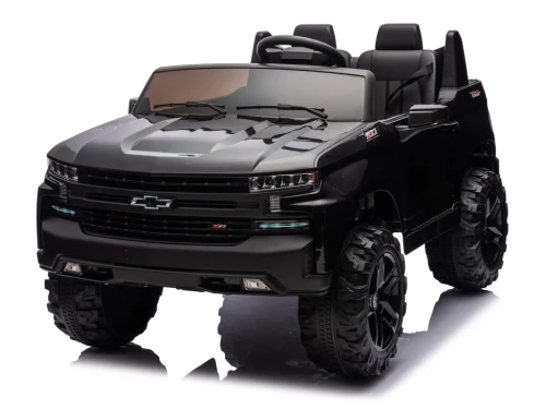 24V Chevrolet Silverado 4WD Ride On Truck-Black