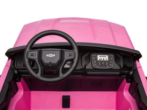 24V Chevrolet Silverado 4WD Ride On Truck-Pink