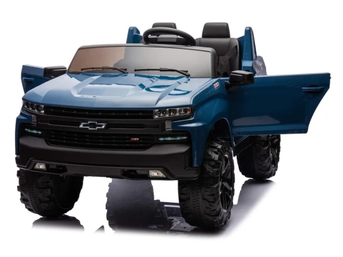 24V Chevrolet Silverado 4WD Ride On Truck-Blue