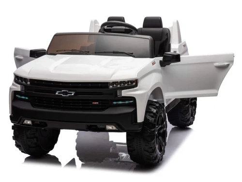 24V Chevrolet Silverado 4WD Ride On Truck-White