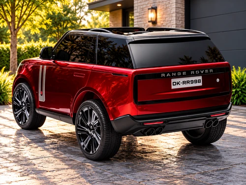 24V Ranger Rover Coupe Ride On SUV-Burgundy