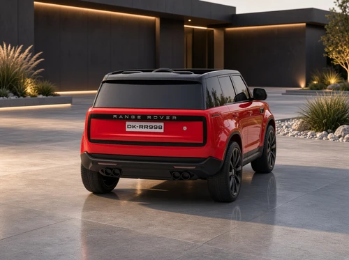 24V Ranger Rover Coupe Ride On SUV-Red