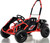 98cc 4-Stroke Gas Go-Kart w/ Upgraded Suspension - Red