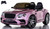 Bentley SuperSports GT Ride On Car w/ Leather Seat & Rubber Tires - Pink