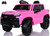 Chevy Silverado Ride On Pickup Truck w/ Remote Control & Leather Seat - Pink