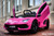 Lamborghini Performante Ride On Car w/ Leather Seat & Rubber Tires - Pink