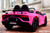 Lamborghini Performante Ride On Car w/ Leather Seat & Rubber Tires - Pink