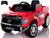 Mini Toyota Tundra Ride On Truck w/ Leather Seat & Rubber Tires - Red