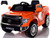 Mini Toyota Tundra Ride On Truck w/ Leather Seat & Rubber Tires - Orange