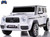 24v Mercedes G63 Ride On SUV w/ All Wheel Drive & Rubber Tires - White