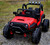 24v Outback Ride On Truck w/ Rubber Tires & Leather Seat - Red