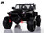 24v Outback Ride On Truck w/ Rubber Tires & Leather Seat - Black