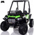 24v Stinger XR Ride On UTV w/ Rubber Tires & Leather Seat - Green