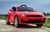 Chevy Camaro Ride On Car w/ Leather Seat & Rubber Tires - Red