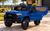 Chevy Silverado Ride On Pickup Truck w/ Remote Control & Leather Seat - Blue