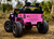24v Alpine Crawler 4x4 Ride On Truck w/ Rubber Tires & Parental Remote - Pink