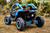 24v Can-Am Maverick X3 Ride On UTV w/ Rubber Tires & Leather Seat - Blue