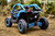 24v Can-Am Maverick X3 4x4 Ride On UTV w/ Rubber Tires & Leather Seat - Blue