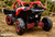 24v Can-Am Maverick X3 4x4 Ride On UTV w/ Rubber Tires & Leather Seat - Red