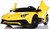 Giant 24v Big Kids Ride On Lamborghini XXL 180W Motor & Rubber Tires - Yellow