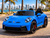 24V Porsche 911 GT3 Ride On Car w/Rubber Tires- Blue