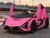 24V Lamborghini Sian Kids Ride-On Car w/Remote-Pink