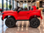 24V Chevrolet Silverado 4WD Ride On Truck-Red