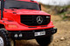 24v Mercedes Big Rig XL Ride On Truck w/ Leather Seat & Rubber Tires - Red