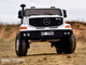 24v Mercedes Big Rig XL Ride On Truck w/ Leather Seat & Rubber Tires - White