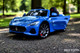 Maserati GranCabrio Ride On Car w/ Leather Seat & Rubber Tires - Blue