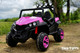 24v Trail Cat 2.0 Ride On UTV w/ Rubber Tires & Leather Seat - Pink
