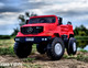 12v Mercedes Zetros Ride On Truck w/ Remote Control & Rubber Tires - Red