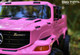 24v Mercedes Big Rig XL Ride On Truck w/ Leather Seat & Rubber Tires - Pink