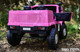 24v Mercedes Big Rig XL Ride On Truck w/ Leather Seat & Rubber Tires - Pink