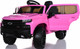 Chevy Silverado Ride On Pickup Truck w/ Remote Control & Leather Seat - Pink