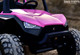 24v Challenger XL 2.0 4x4 Ride On Buggy w/ Leather Seat & Rubber Tires - Pink